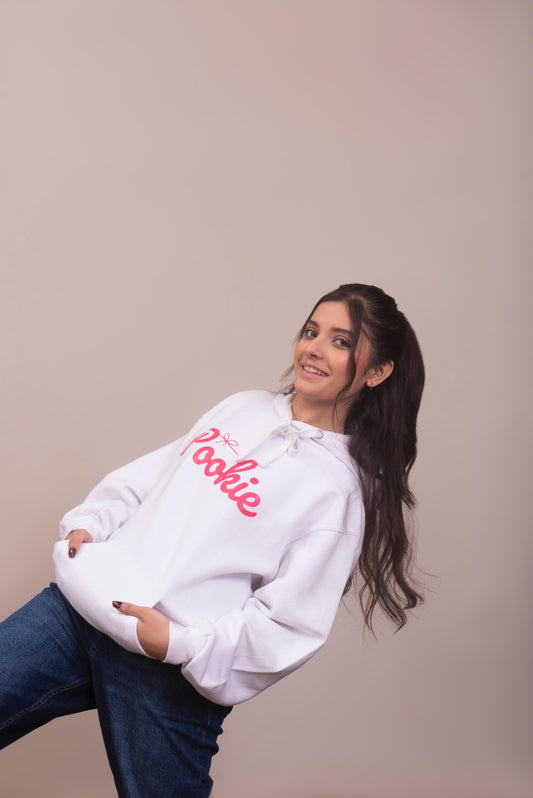 White Pookie Hoodie